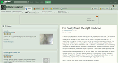 Desktop Screenshot of littlegreengamer.deviantart.com