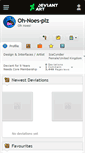 Mobile Screenshot of oh-noes-plz.deviantart.com