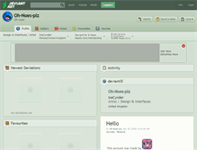 Tablet Screenshot of oh-noes-plz.deviantart.com