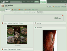 Tablet Screenshot of morgenland.deviantart.com