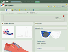 Tablet Screenshot of katus-nemcu.deviantart.com
