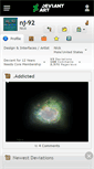 Mobile Screenshot of nj-92.deviantart.com