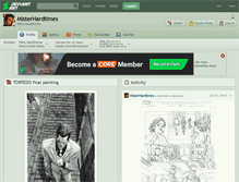 Tablet Screenshot of misterhardtimes.deviantart.com