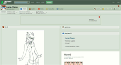 Desktop Screenshot of luna-chann.deviantart.com