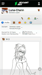 Mobile Screenshot of luna-chann.deviantart.com