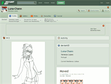 Tablet Screenshot of luna-chann.deviantart.com