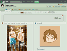 Tablet Screenshot of chocoreaper.deviantart.com