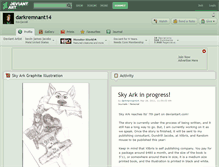 Tablet Screenshot of darkremnant14.deviantart.com