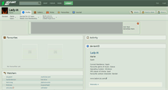 Desktop Screenshot of lady-m.deviantart.com