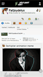 Mobile Screenshot of falljoydelux.deviantart.com