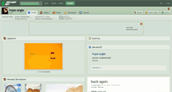 Desktop Screenshot of hope-angle.deviantart.com