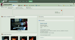 Desktop Screenshot of horror-vacuii.deviantart.com
