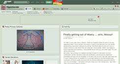 Desktop Screenshot of hippiekender.deviantart.com