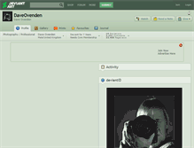 Tablet Screenshot of daveovenden.deviantart.com