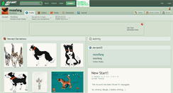 Desktop Screenshot of mossfang.deviantart.com