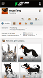 Mobile Screenshot of mossfang.deviantart.com