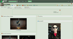 Desktop Screenshot of dvs-design.deviantart.com
