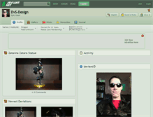 Tablet Screenshot of dvs-design.deviantart.com