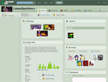 Tablet Screenshot of linkandspyrofans.deviantart.com