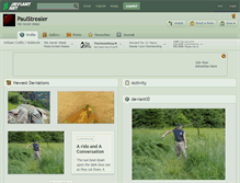 Tablet Screenshot of paulstrealer.deviantart.com