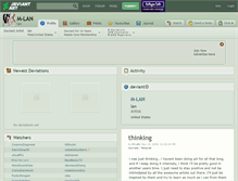 Tablet Screenshot of m-lan.deviantart.com