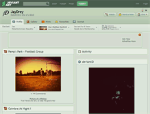 Tablet Screenshot of jaydrey.deviantart.com