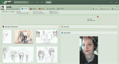 Desktop Screenshot of nmiik.deviantart.com