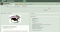 Desktop Screenshot of bl00diedhell.deviantart.com