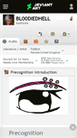 Mobile Screenshot of bl00diedhell.deviantart.com