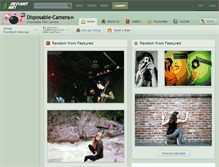 Tablet Screenshot of disposable-camera.deviantart.com