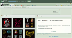 Desktop Screenshot of elaykidd.deviantart.com