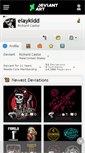 Mobile Screenshot of elaykidd.deviantart.com