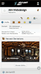 Mobile Screenshot of mh-webdesign.deviantart.com