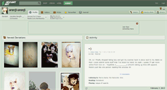 Desktop Screenshot of orenji-orenji.deviantart.com