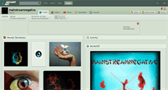 Desktop Screenshot of mainstreamnegative.deviantart.com