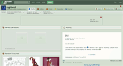 Desktop Screenshot of nyghtwulf.deviantart.com