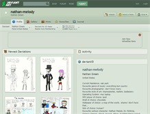 Tablet Screenshot of nathan-melody.deviantart.com