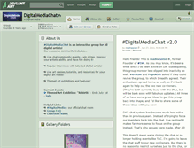 Tablet Screenshot of digitalmediachat.deviantart.com