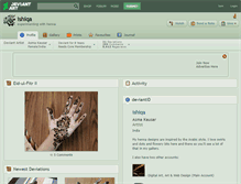 Tablet Screenshot of ishiqa.deviantart.com