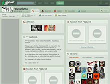 Tablet Screenshot of fascionism.deviantart.com