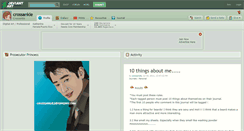 Desktop Screenshot of crossankle.deviantart.com