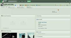 Desktop Screenshot of clutter-and-chaos.deviantart.com