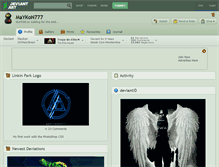 Tablet Screenshot of maykon777.deviantart.com