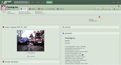 Desktop Screenshot of flamingline.deviantart.com