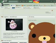 Tablet Screenshot of hehalana.deviantart.com