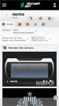 Mobile Screenshot of merkie.deviantart.com