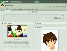 Tablet Screenshot of boynursing.deviantart.com