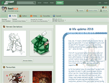 Tablet Screenshot of feerl.deviantart.com