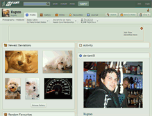 Tablet Screenshot of kupoo.deviantart.com