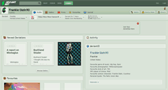 Desktop Screenshot of frankie-stein90.deviantart.com